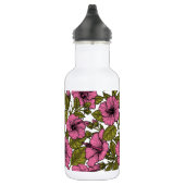 Rosa Hibiskus Blume Edelstahlflasche (Rechts)