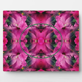 Rosa Hibiskus Blume Erstellen Sie Ihr eigenes Foto Fotoplatte