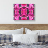 Rosa Hibiskus Blume Erstellen Sie Ihr eigenes Foto Leinwanddruck (Insitu (Schlafzimmer))