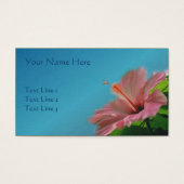 Rosa Hibiskus Blume Natur (Vorderseite)