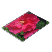 Rosa Hibiskus Blume Notizblock (Linke Seite)