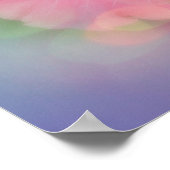 Rosa Hibiskus Blume Poster (Ecke)