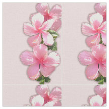 Rosa Hibiskus Blume Stoffe
