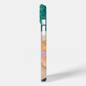 Rosa Hibiskus Blume türkis Wasser tropisch Case-Mate iPhone Hülle (Rückseite / Links)