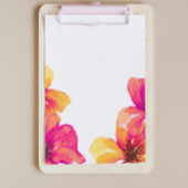 Rosa Hibiskus Blumendusche Einladung