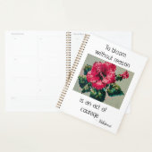 Rosa Hibiskus-Design Planer (Anzeige)