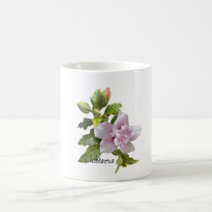 Rosa Hibiskus Kaffeetasse