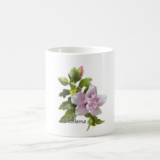 Rosa Hibiskus Kaffeetasse (Mittel)
