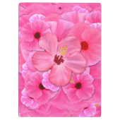 Rosa Hibiskus Klemmbrett (Rückseite)