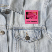 Rosa Hibiskus-Knopf Button (Beispiel)