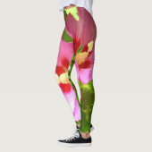 Rosa Hibiskus Leggings (Links)