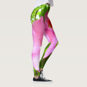 Rosa Hibiskus Leggings (Rechts)