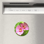 Rosa Hibiskus Magnet (In Situ (Geschirrspüler))