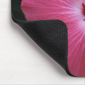 rosa Hibiskus Mousepad (Ecke)