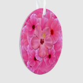 Rosa Hibiskus Ornament (Vorderseite)
