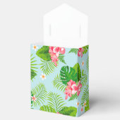 Rosa Hibiskus Palm Geschenkboxen Geschenkschachtel (Geöffnet)