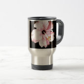 Rosa Hibiskus Reisebecher (VorderseiteRechts)