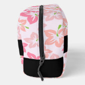 Rosa Hibiskus, rosa Blume, Ihr Name Waschbeutel (Rechts)