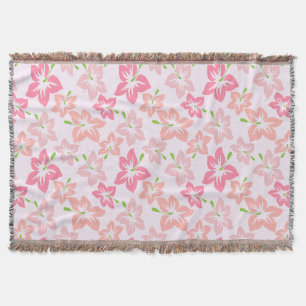 Rosa Hibiskus, rosa Blume, Muster von Blume Decke