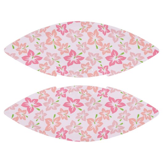 Rosa Hibiskus, rosa Blume, Muster von Blume Football (Paneele)