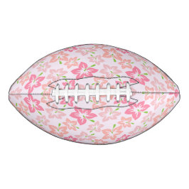 Rosa Hibiskus, rosa Blume, Muster von Blume Football