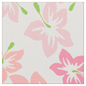 Rosa Hibiskus, rosa Blume, Muster von Blume Stoff (Nahaufnahme)