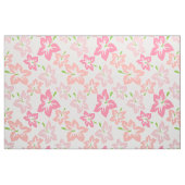 Rosa Hibiskus, rosa Blume, Muster von Blume Stoff (Fat Quarter (45,7 x 55,9 cm))