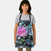 Rosa Hibiskus Schwarz und Weiß Landschaftsbild Col Schürze (Insitu)