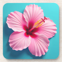 Rosa Hibiskus strahlende Eleganz