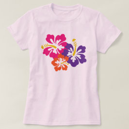 Rosa Hibiskus T-Shirt