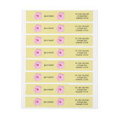 Rosa Hibiskus Tropische Blume (Bogen)