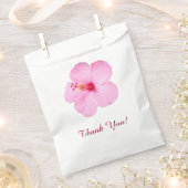 Rosa Hibiskus Tropische Blume Geschenktütchen (Ausgeschnitten)