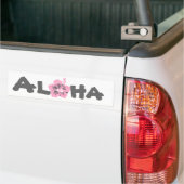 rosa Hibiskusaloha Blume L Autoaufkleber (Auf Lkw)