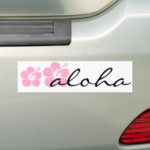 rosa Hibiskusaloha Blume S Autoaufkleber (Auf Auto)