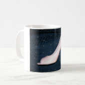 Rosa High Heel Schuhe Kaffeetasse (Vorderseite Links)