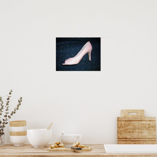 Rosa High Heel Schuhe Poster (Küche)