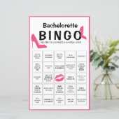 Rosa High Heels | Bingo Game | Anpassbar (Stehend Vorderseite)