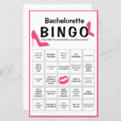 Rosa High Heels | Bingo Game | Anpassbar (Vorne/Hinten)