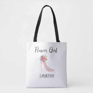 Rosa High Heels Brautdusche-Tragetaschen Tasche
