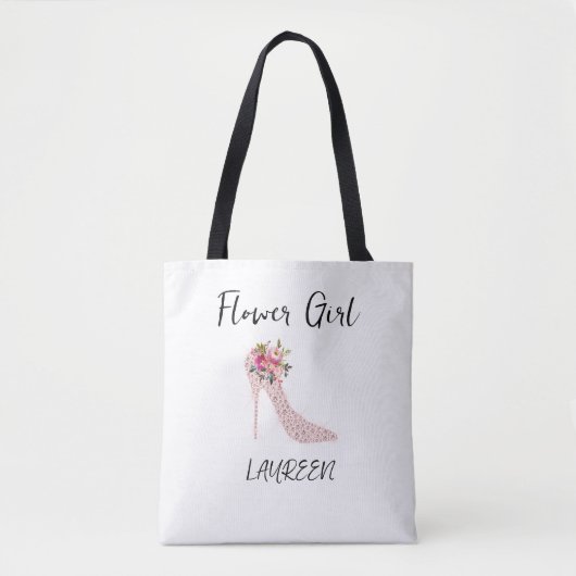 Rosa High Heels Brautdusche-Tragetaschen Tasche (Vorderseite)
