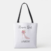 Rosa High Heels Brautdusche-Tragetaschen Tasche (Rückseite)