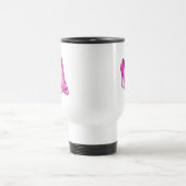 Rosa High Heels im 64-Bit-Pixel-Art-Stil Reisebecher (Mittel)