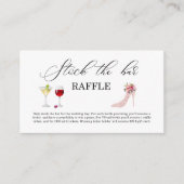 Rosa High Heels Stock das Bar Brautparty Begleitkarte (Vorderseite)