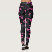 Rosa Highlights Camouflage Leggings (Rückseite)