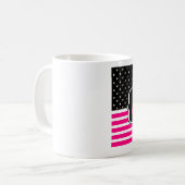 rosa Hillary Clinton Kaffeetasse (Vorderseite Links)
