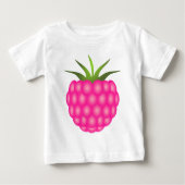 Rosa Himbeere oder gerade Beere Baby T-shirt (Vorderseite)