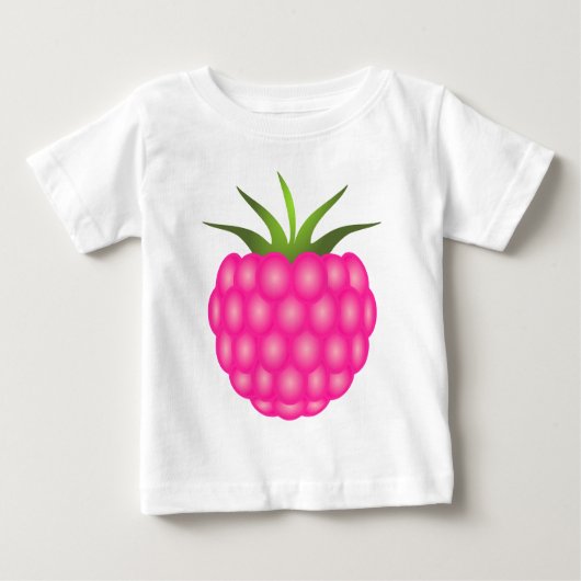 Rosa Himbeere oder gerade Beere Baby T-shirt (Vorderseite)