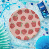 Rosa Himbeere Pappteller (Party)