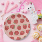 Rosa Himbeere Pappteller (Party)