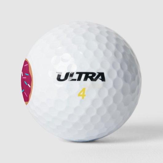 Rosa Himbeererlöffel Golfball (Logo)